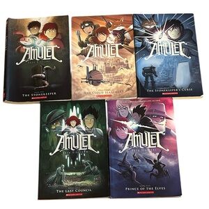 Amulet Graphic Novel Set, Books 1-5